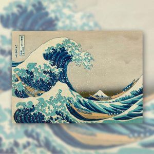 La gran ola de Hokusai - Póster rígido