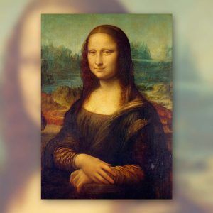 Monna Lisa de Da Vinci - Póster rígido