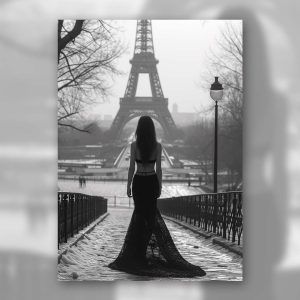 Invierno en París - Póster rígido