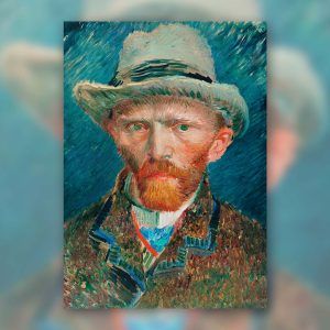 Autorretrato Van Gogh en París - Póster rígido