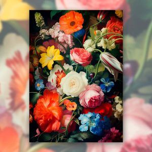 Jardín de colores - Póster rígido