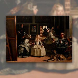Las meninas de Velázquez - Póster rígido