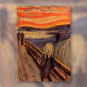 El grito de Munch - Póster rígido decorativo