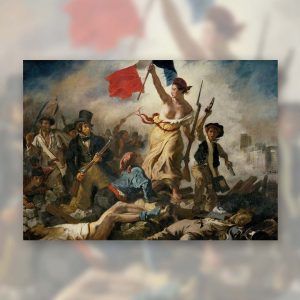La libertad de Delacroix - Póster rígido